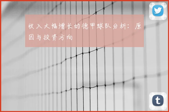 收入大幅增长的德甲球队分析:原因与投资方向