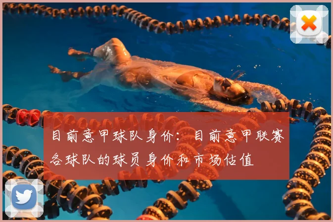 目前意甲球队身价:目前意甲联赛各球队的球员身价和市场估值